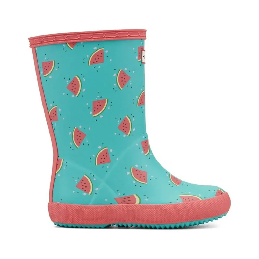 Hunter First Classic Rubber Rain Boot, Pink